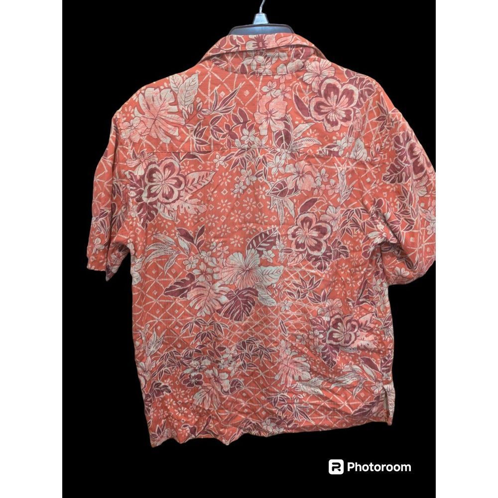 Tori Richard Shirt Mens Small  Short Sleeve‎ Button Up 70% Silk 30% Cot Hawaiian - Picture 2 of 4